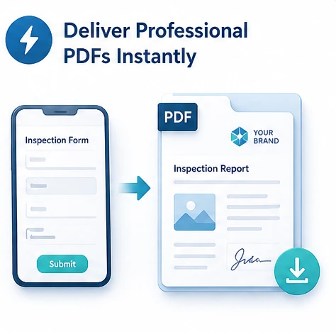 Straight2PDF submissions dashboard with searchable records