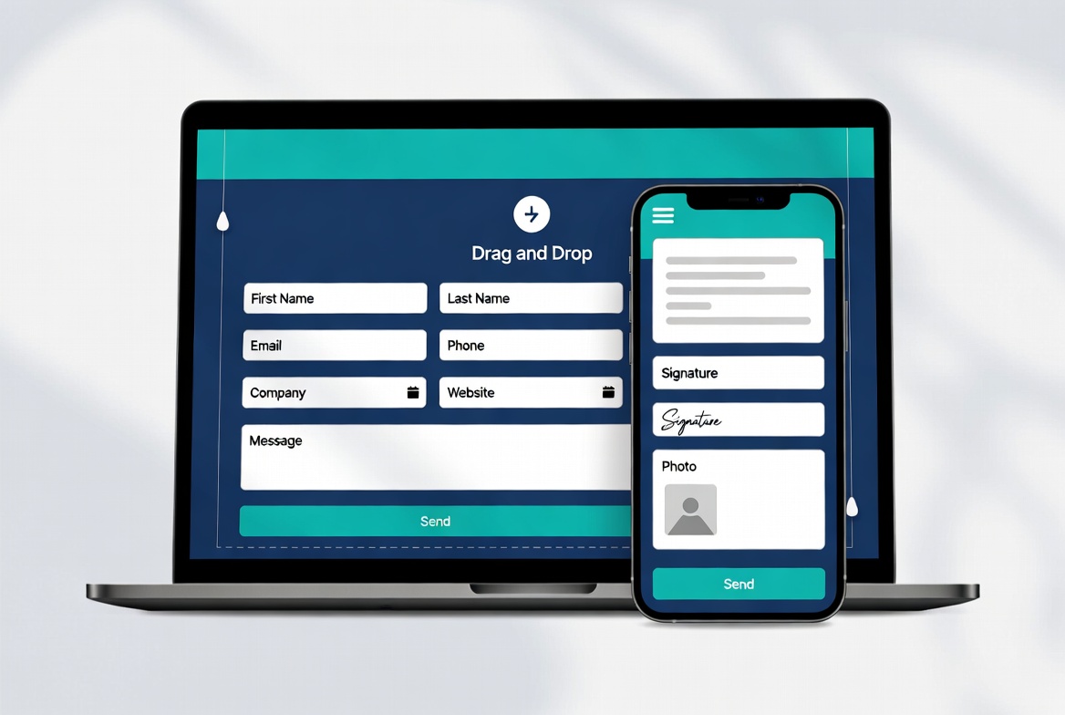 Straight2PDF on laptop and mobile